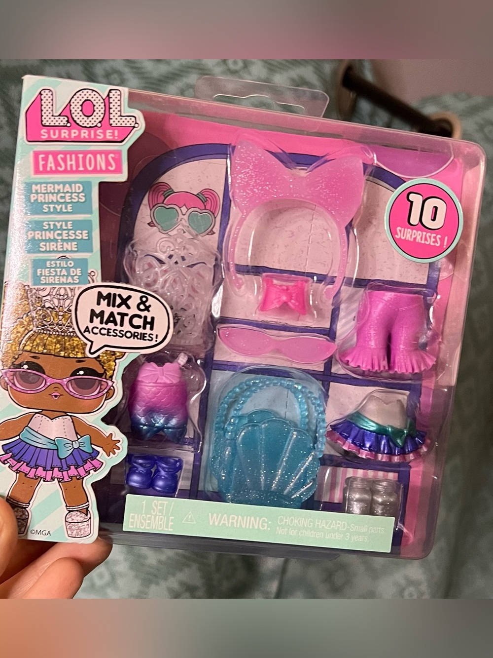 L.O.L. Surprise! Kids Doll Accessories Set - Princess Mermaid Fashions